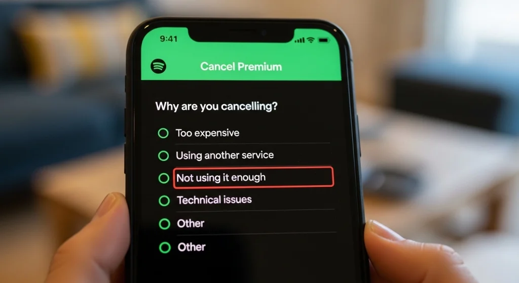 Spotify Premium Cancel