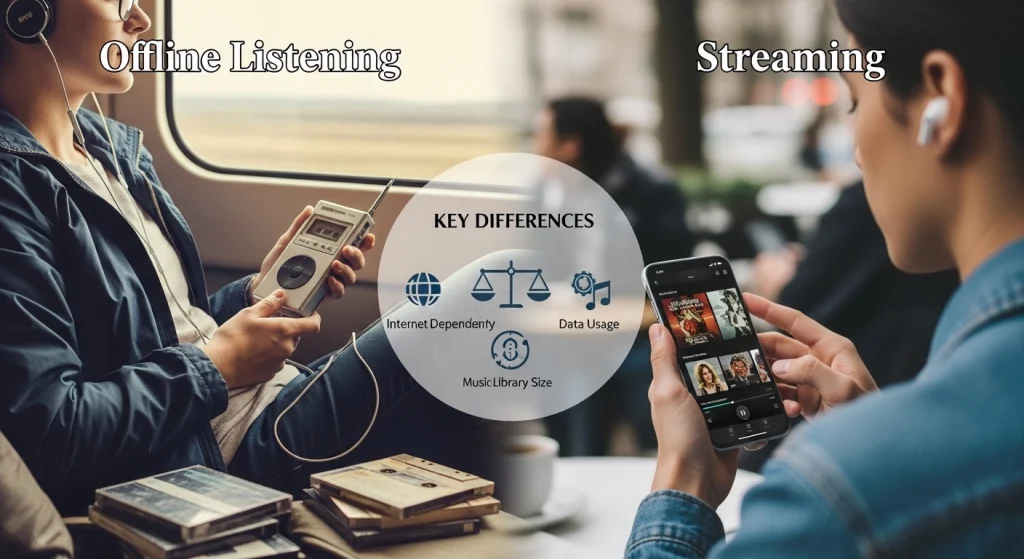 Offline Listening vs Streaming Key Differences