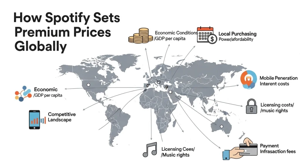 Why Spotify Premium Prices Vary by Country