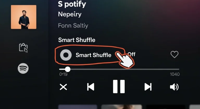 smart shuffle Spotify desktop