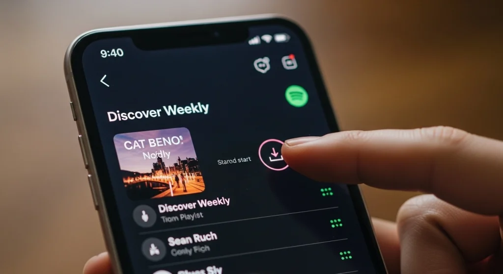 How to Download Playlists on Spotify Mobile