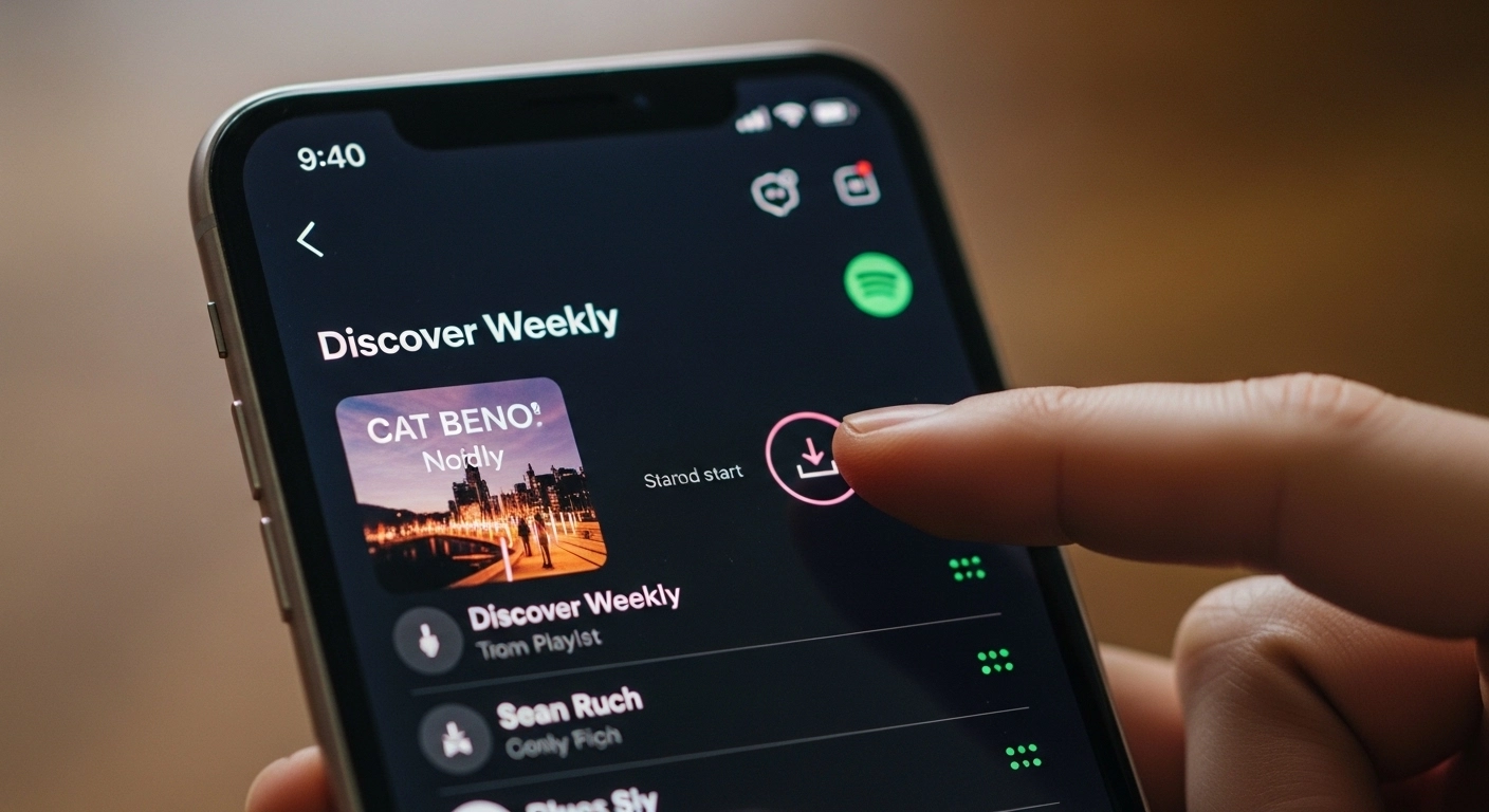 How to Download Playlists on Spotify Mobile