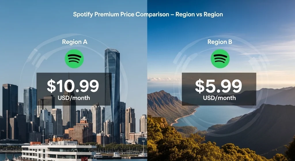Spotify Premium Price by Country