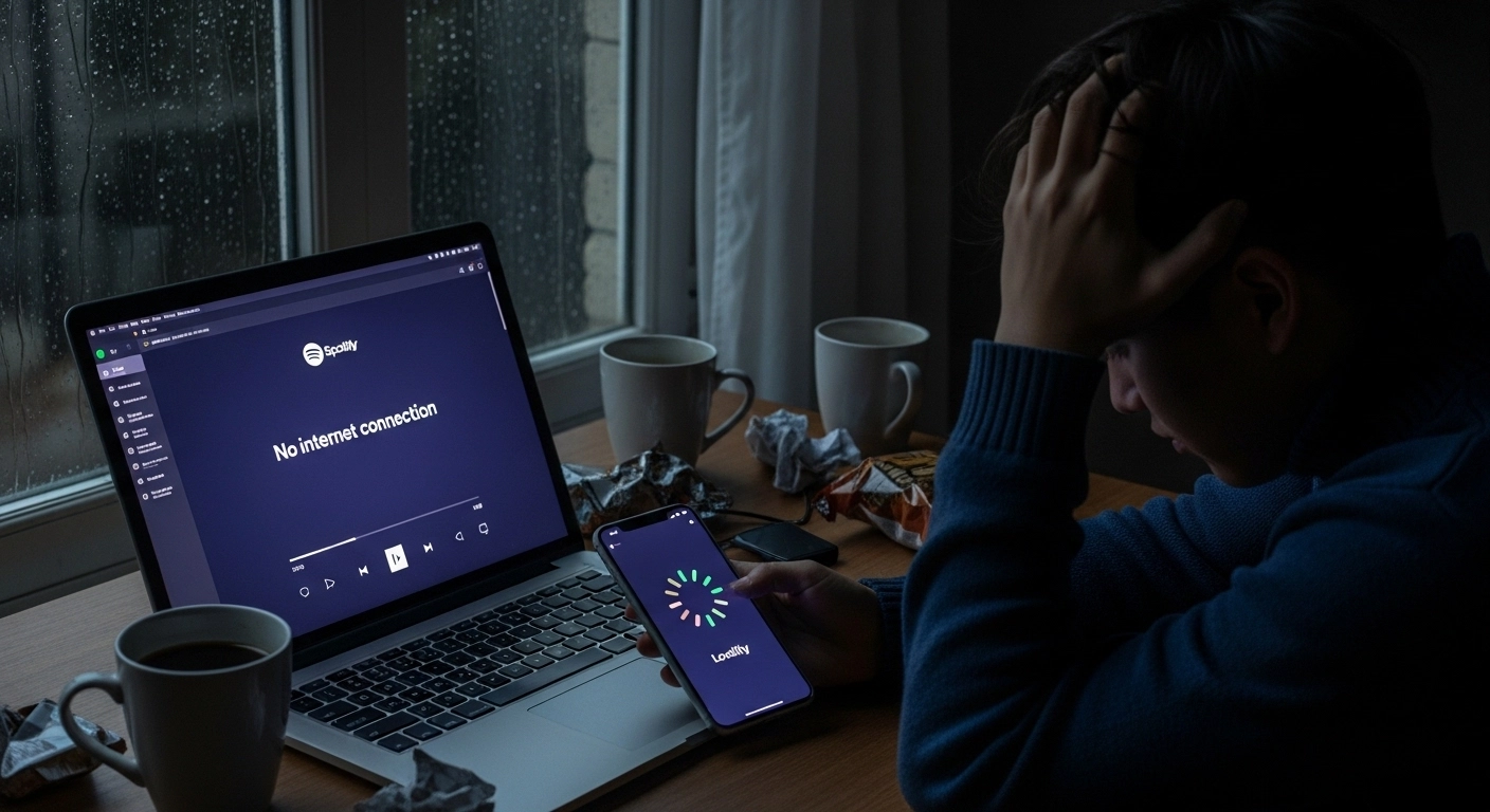 spotify offline mode not working fix